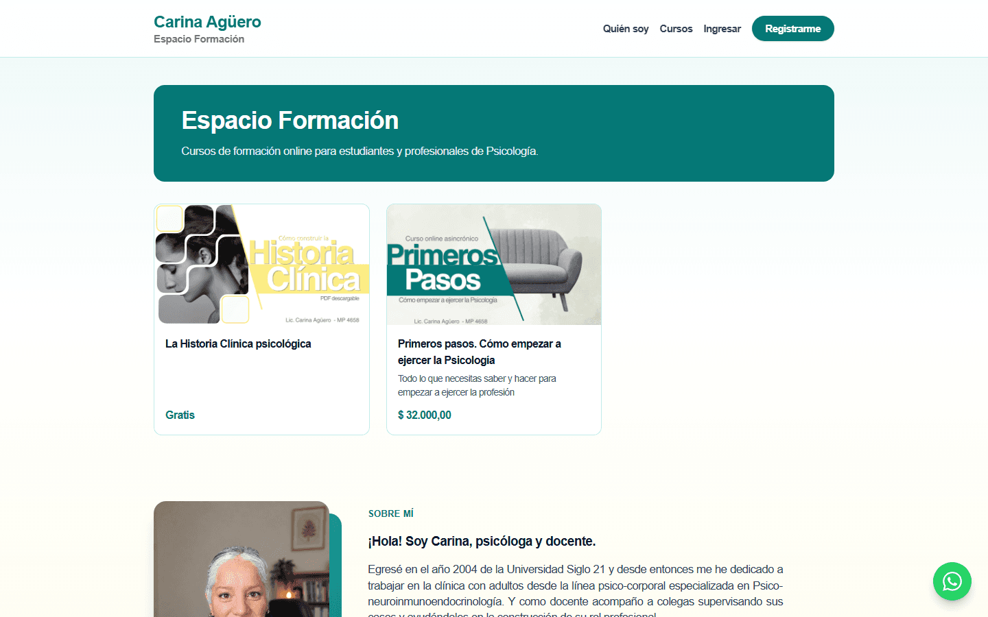 Talleres y cursos online